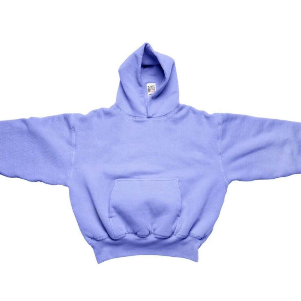 Kanye West Yeezy 2020 Vision Purple Hoodie Double Layer - Size XL
